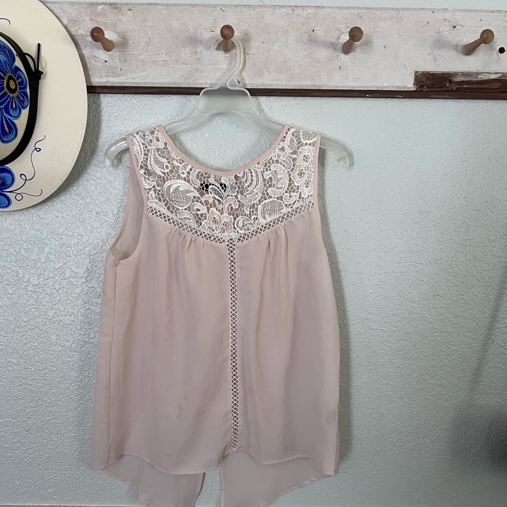 Love Letter Cream Colored Lace Blouse